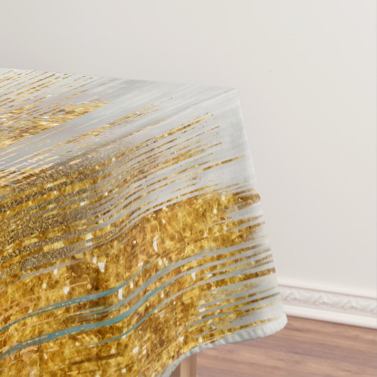 Nappe Green and gold motion abstract (In Situ)