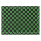 Nappe Green Black Check Business Logo Activité / Fête (Devant (Horizontal))