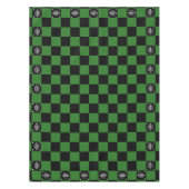 Nappe Green Black Check Business Logo Activité / Fête (Devant)