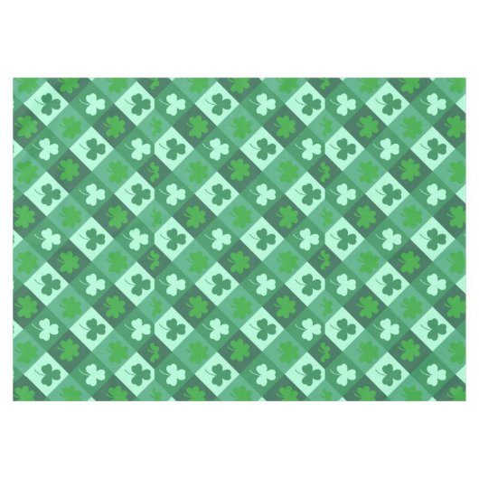 Nappe Green Clover for St Patrick Day (Devant (Horizontal))