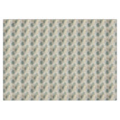 Nappe Green Glam Chic Gold White Feuilles tropicaux (Devant (Horizontal))