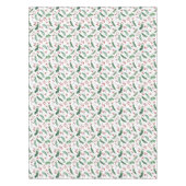 Nappe Green Holly et Red Berry Motif de Noël (Devant)