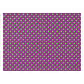 Nappe Green On Purple Pois Design Motif (Devant (Horizontal))