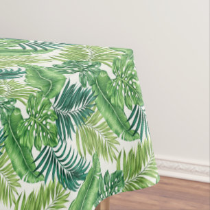 Nappe Green Tropical Palm Banana Monstera Feuille