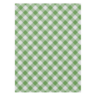 Nappe Green White En vichy Plaid À damiers Motif