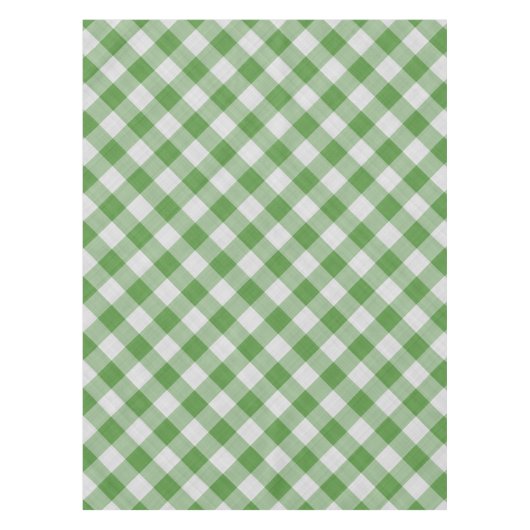 Nappe Green White En vichy Plaid À damiers Motif (Devant)