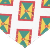 Nappe GRENADA DRAPEAU CARTE Grenadienne patriotique (Angle)
