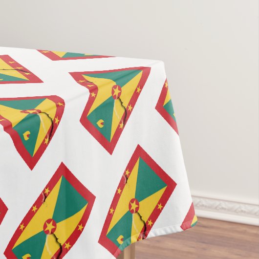 Nappe GRENADA DRAPEAU CARTE Grenadienne patriotique (In Situ)