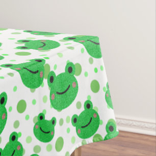 Nappe Grenouille 1er anniversaire p`Party Froggy Green D