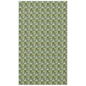 Nappe Grenouilles couture nénuphar verte et blanche (Devant)