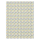 Nappe Grenouilles sur blanc naturel (Devant)