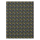 Nappe Grenouilles sur noir (Devant)