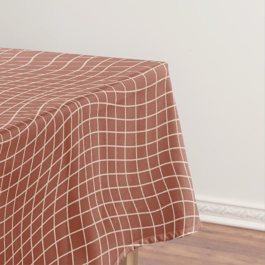 Nappe Grille déformée moderne | Géométrique fluide minim (In Situ)