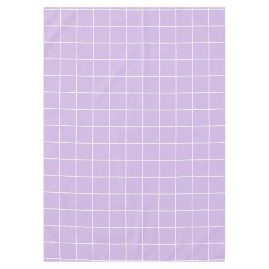 Nappe Grille Lilac et blanc (Devant)