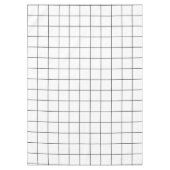 Nappe Grille noir et blanc (Devant)
