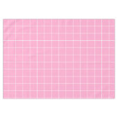Nappe Grille rose et blanc (Devant (Horizontal))