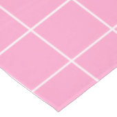 Nappe Grille rose et blanc (Angle)