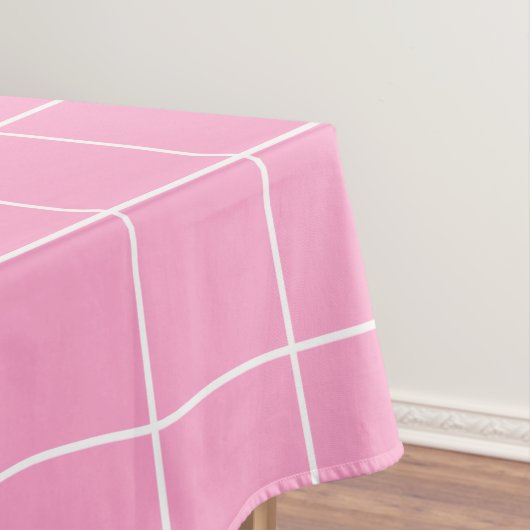 Nappe Grille rose et blanc (In Situ)