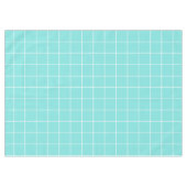 Nappe Grille Turquoise et blanche (Devant (Horizontal))
