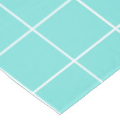 Nappe Grille Turquoise et blanche (Angle)