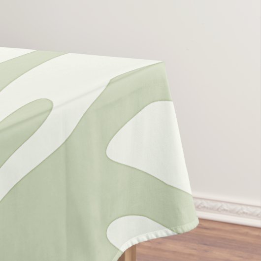 Nappe Grille verte et blanche Zebra (In Situ)