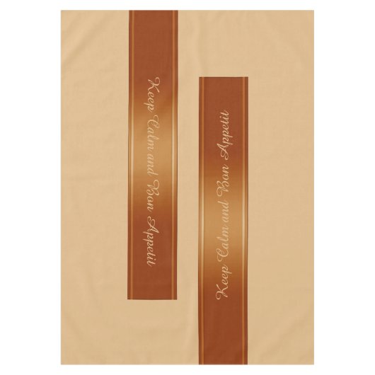 Nappe Grilles Bordure Décor rouge + votre texte (Devant)