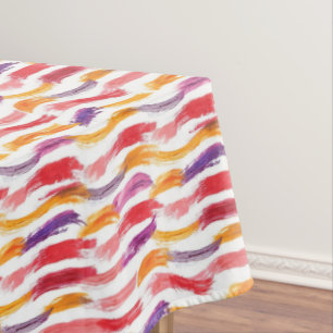 Nappe Grilles de peinture multicolore