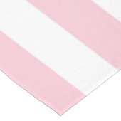Nappe Grilles Verticales Bébé Rose Et Blanc Gratté (Angle)