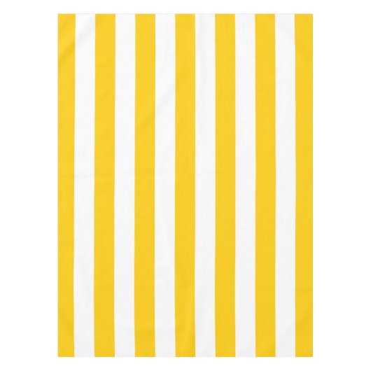 Nappe Grilles Verticales Jaune Et Blanc Gratté (Devant)