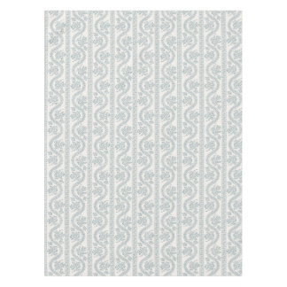 Nappe Gris Bleu et os Floral Stripe