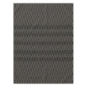 Nappe Gris et Diamant noir Motif moderne géométrique (Devant)