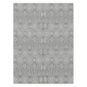 Nappe Gris fibreux de graines de pieuvre textile à motif (Devant)