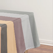 Nappe Gris jaune bleu pourpre rayures (In Situ)