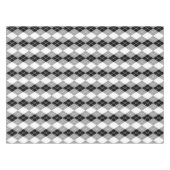 Nappe Gris noir blanc Jacquard Diamant Design (Devant (Horizontal))
