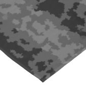 Nappe Gris Noir Motif Abstrait Irrégulier Design (Angle)