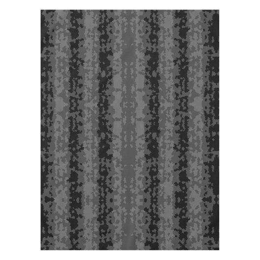 Nappe Gris Noir Motif Abstrait Irrégulier Design (Devant)