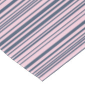 Nappe Gris profond Bleu et rose rayures (Angle)