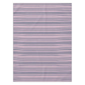 Nappe Gris profond Bleu et rose rayures (Devant)