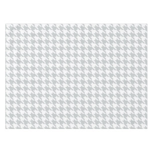 Nappe grise chic de motif de pied-de-poule de