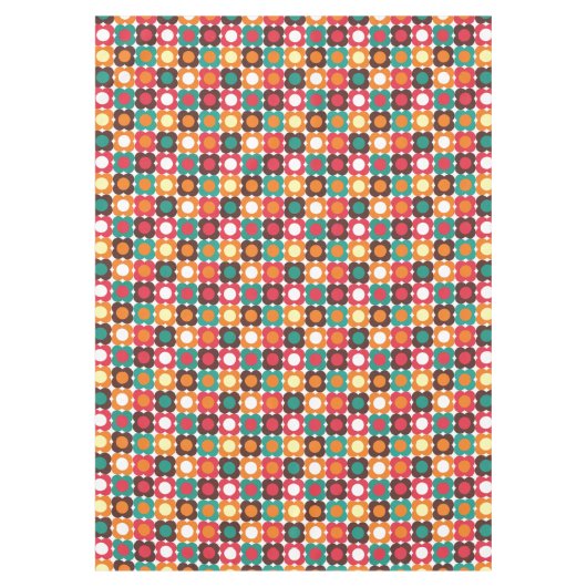 Nappe Groovy 70s Retro Flower Pattern | Bold Boho Floral (Devant)