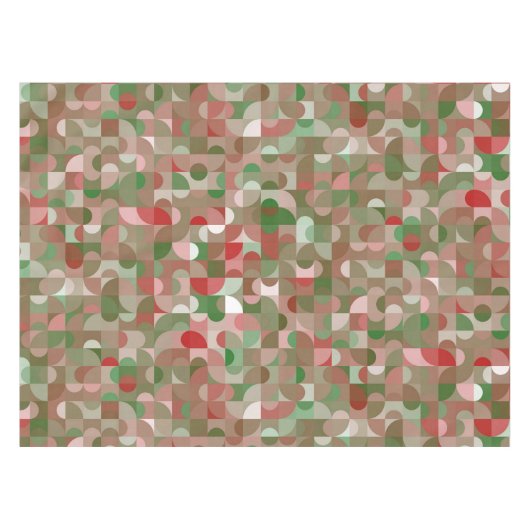 Nappe Groovy Boho Mod Retro Geometric (Devant (Horizontal))