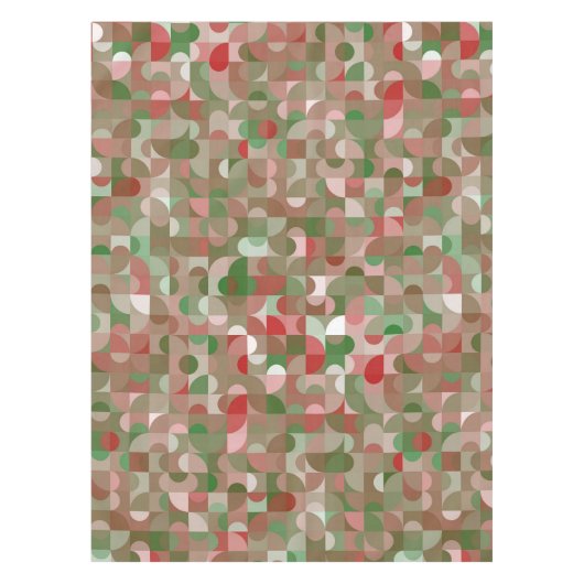 Nappe Groovy Boho Mod Retro Geometric (Devant)