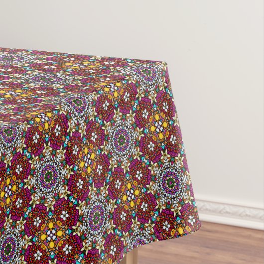 Nappe Groovy Heavenly Flower Power Tablecloth (In Situ)
