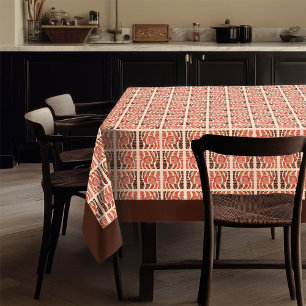 Nappe Groovy Noël 70s Pastel Émoticône Souriant Funky