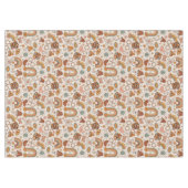Nappe Groovy Pastel Tablecloth 60s Terracotta Accent (Devant (Horizontal))