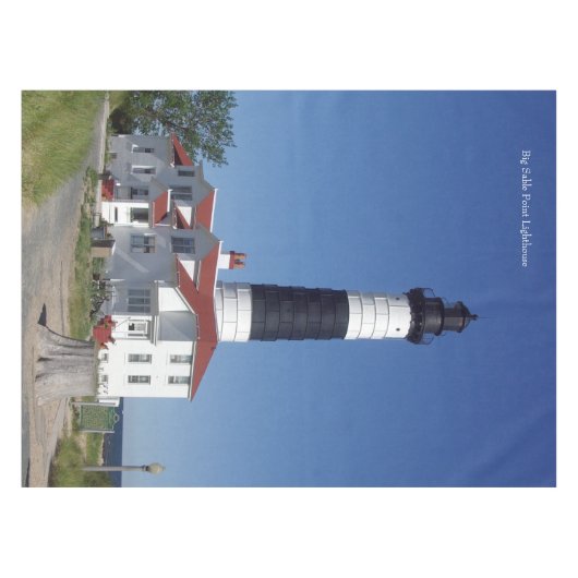 Nappe Gros tissu de table du phare de Sable Point (Devant (Horizontal))