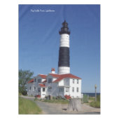 Nappe Gros tissu de table du phare de Sable Point (Devant)