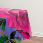 Nappe Grosse Fleur rose rétro (In Situ)