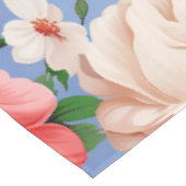 Nappe Grosse Fleur Rouge rétro (Angle)