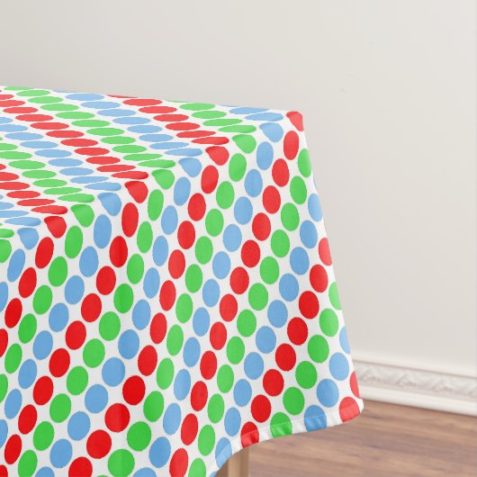 Nappe Grosse pois multicolore années rétro (In Situ)
